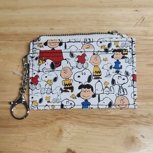 Snoopy Card Holder with Keychain
